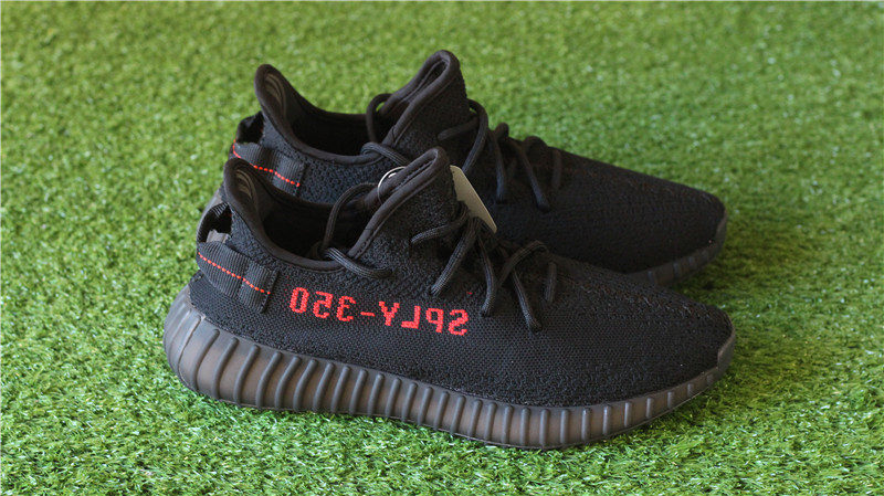 Adidas Yeezy Boost 350 V2 Core Black Bred Red